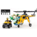 Классический конструктор LEGO City 60158 Грузовой вертолёт исследователей джунглей