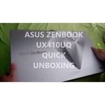 ASUS ZenBook UX410UQ (Intel Core i5 7200U 2500 MHz/14"/1920x1080/8Gb/256Gb SSD/DVD нет/NVIDIA GeForce 940MX/Wi-Fi/Bluetooth/Windows 10 Pro)