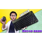 Клавиатура и мышь Logitech MK240 Nano White-Red USB