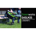 Газонокосилка greenworks 2501907uf G40LM35K6