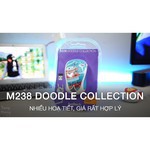 Мышь Logitech Wireless Mouse M238 Doodle Collection BAE-BEE Blue USB