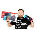Игровая консоль Nintendo Switch, красный, синий обзоры