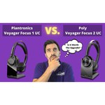 Plantronics Voyager Focus UC для MS (B825-M, без док-станции) [202652-104] - Bluetooth стерео гарнитура для Lync, Skype for Business (без док-станции)