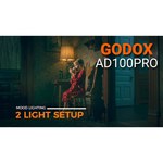 Вспышка аккумуляторная Godox Witstro AD100Pro с поддержкой TTL