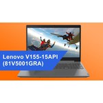 15.6" Ноутбук Lenovo V15-IGL (1920x1080, Intel Celeron 1.1 ГГц, RAM 4 ГБ, SSD 128 ГБ, без ОС)